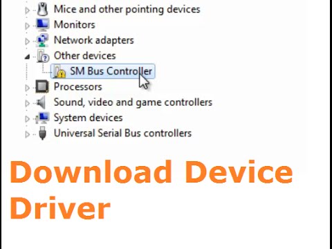 How to fix sm bus controller driver problem in windows 8.1